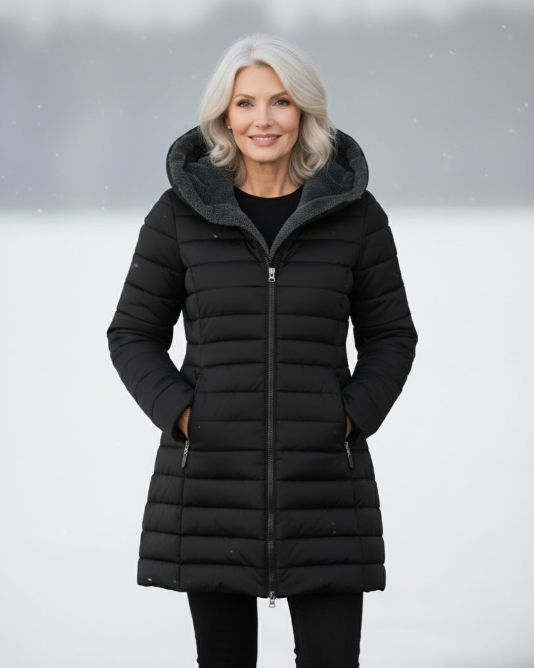 Margaret Fleece Lined Puffer Coat