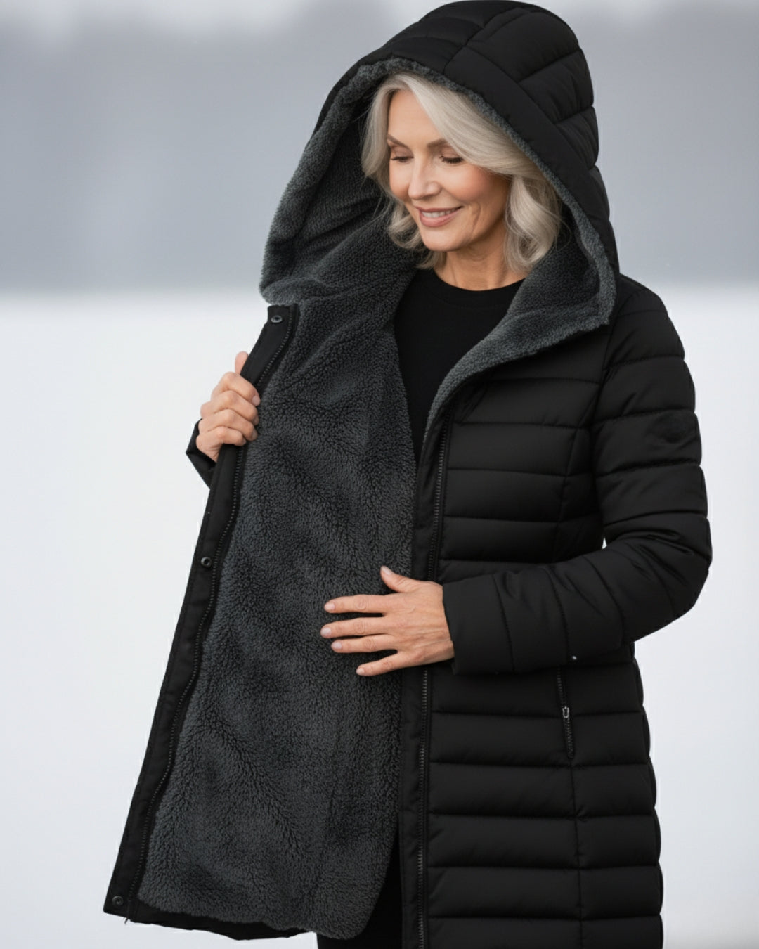 Margaret Fleece Lined Puffer Coat