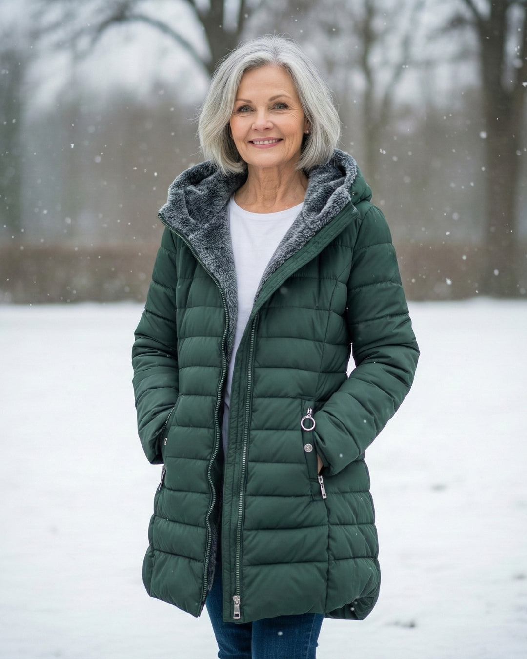 Margaret Fleece Lined Puffer Coat