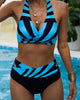 Striped Two-Piece Bikini Set