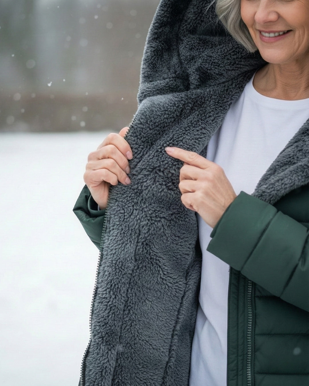 Margaret Fleece Lined Puffer Coat