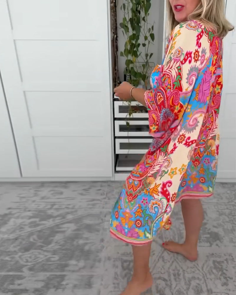 Three-Piece Festive Swimwear Set