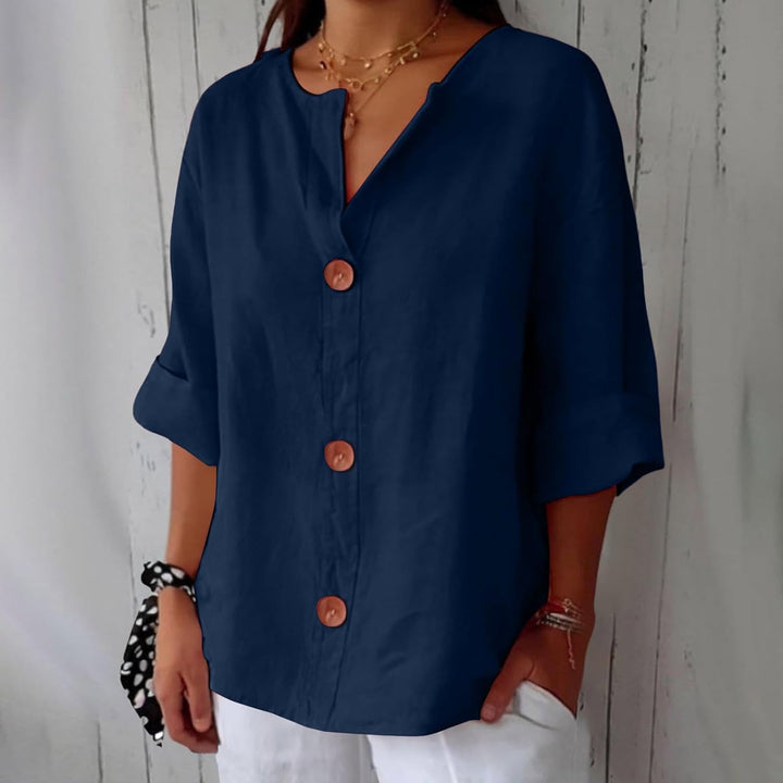 Adeline | Linen Summer Blouse