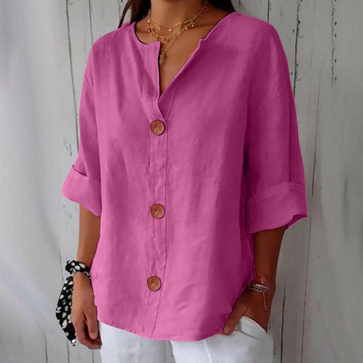 Adeline | Linen Summer Blouse