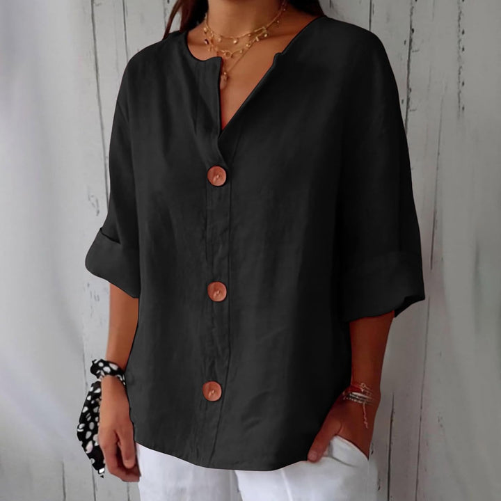 Adeline | Linen Summer Blouse