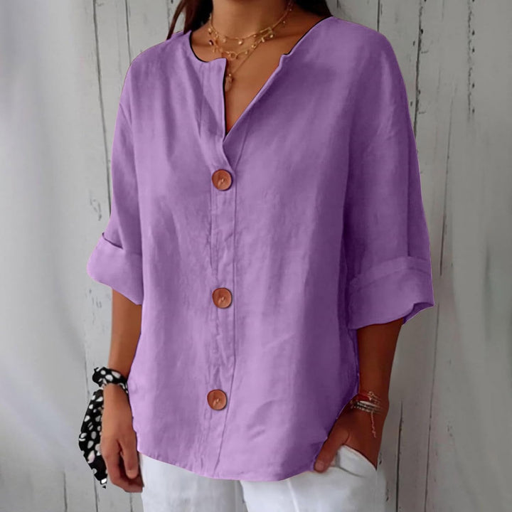 Adeline | Linen Summer Blouse