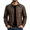 Men's Zipper Leather Jacket