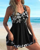 Sunflower Print To Delts Swimsuit