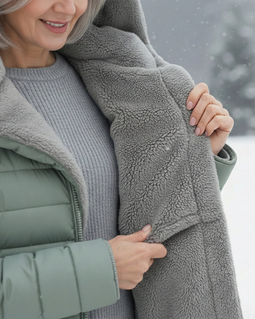 Margaret Fleece Lined Puffer Coat