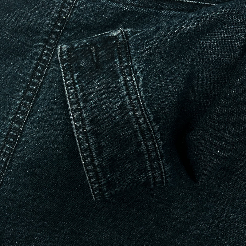 Men's Vintage Stand Collar Denim Jacket