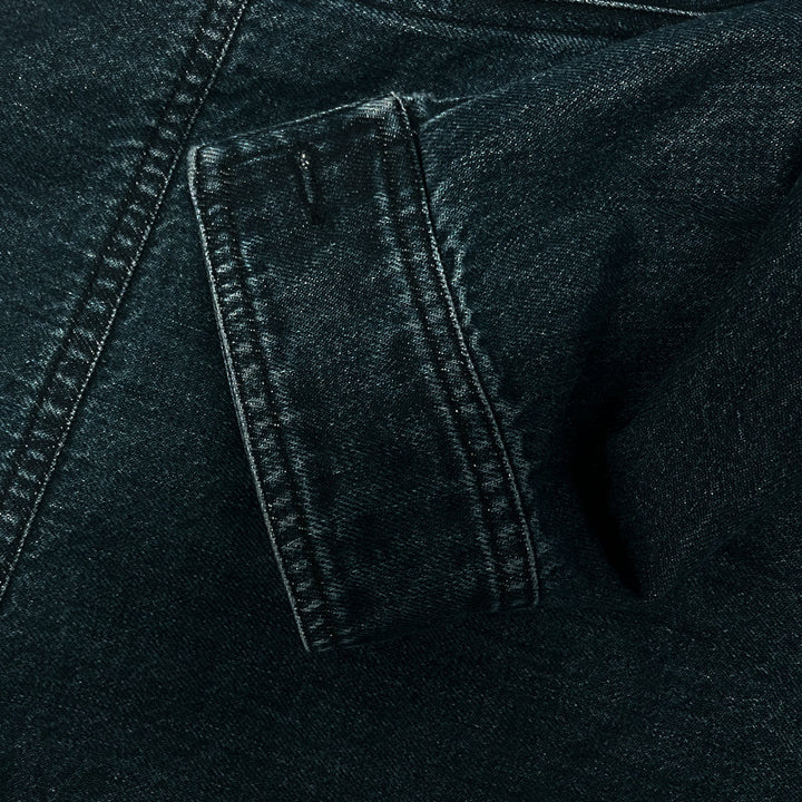 Men's Vintage Stand Collar Denim Jacket