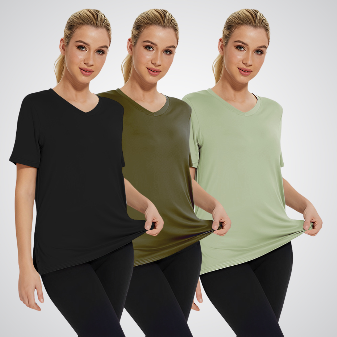 SELENA™ | Casual Loose Fit Tee (Set of 3)