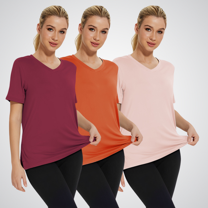 SELENA™ | Casual Loose Fit Tee (Set of 3)