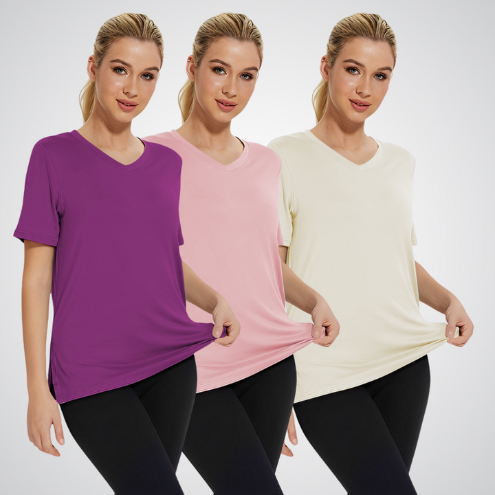 SELENA™ | Casual Loose Fit Tee (Set of 3)