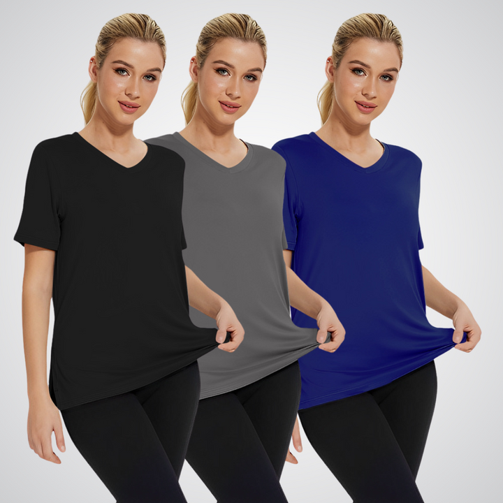 SELENA™ | Casual Loose Fit Tee (Set of 3)