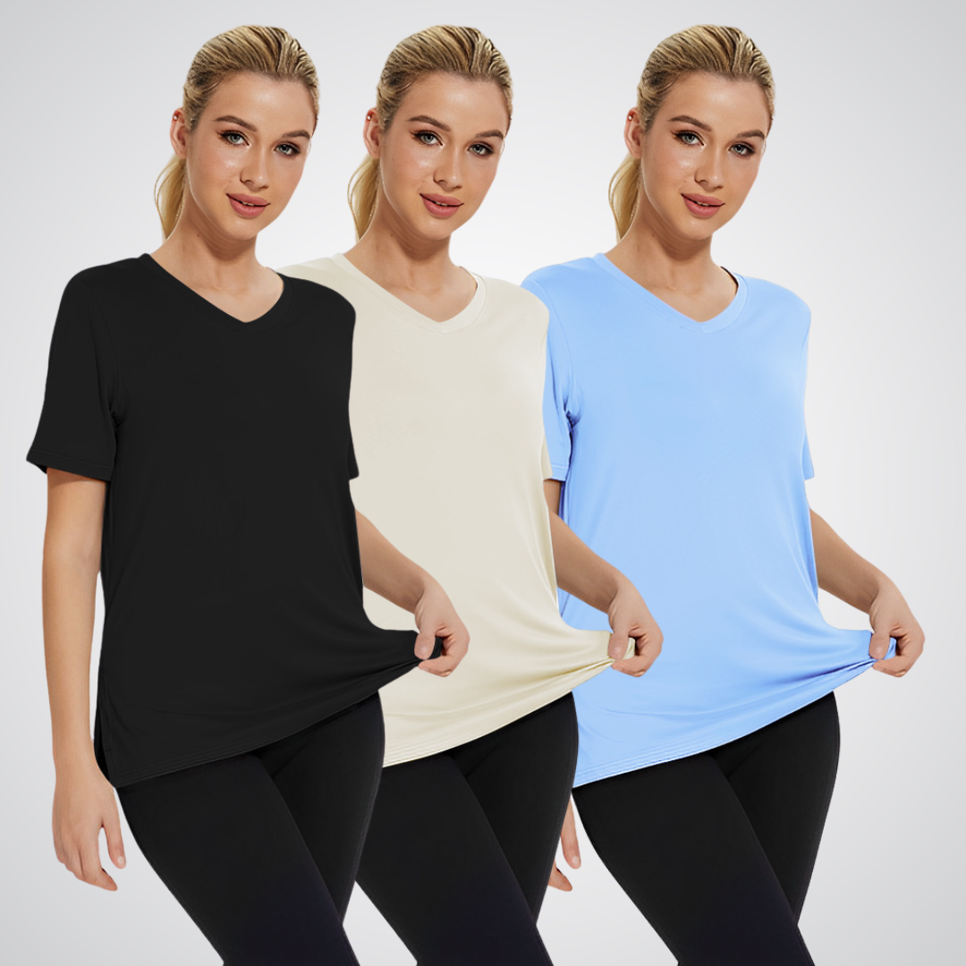 SELENA™ | Casual Loose Fit Tee (Set of 3)