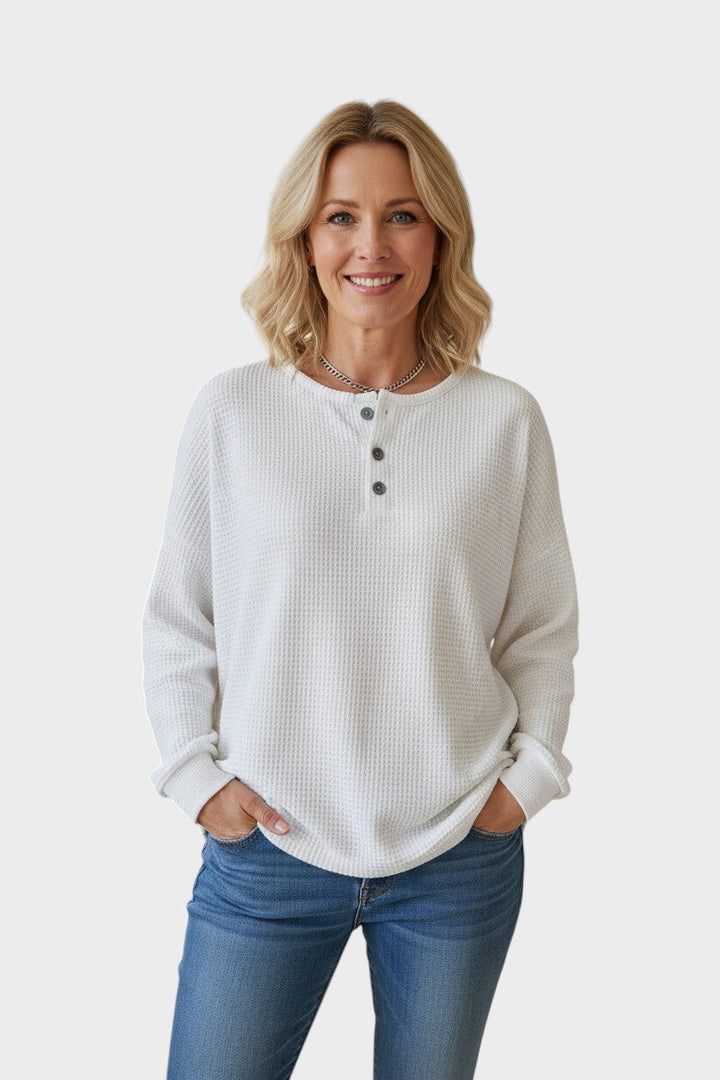Avela | Waffle Knit Jumper