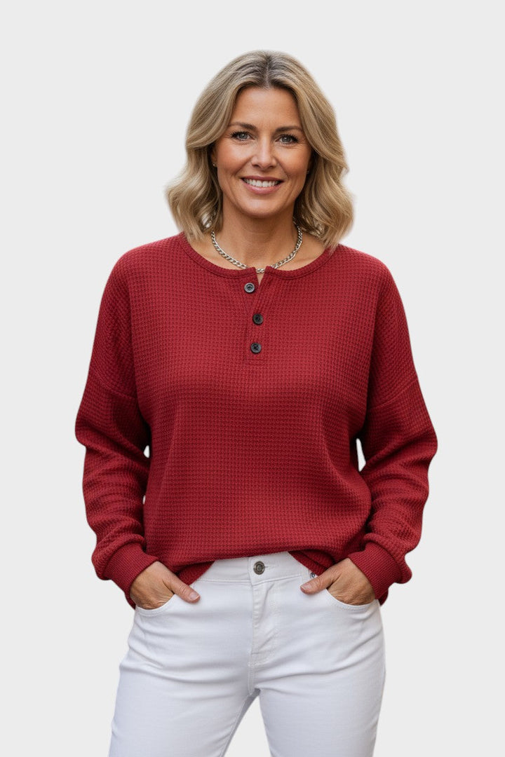Avela | Waffle Knit Jumper