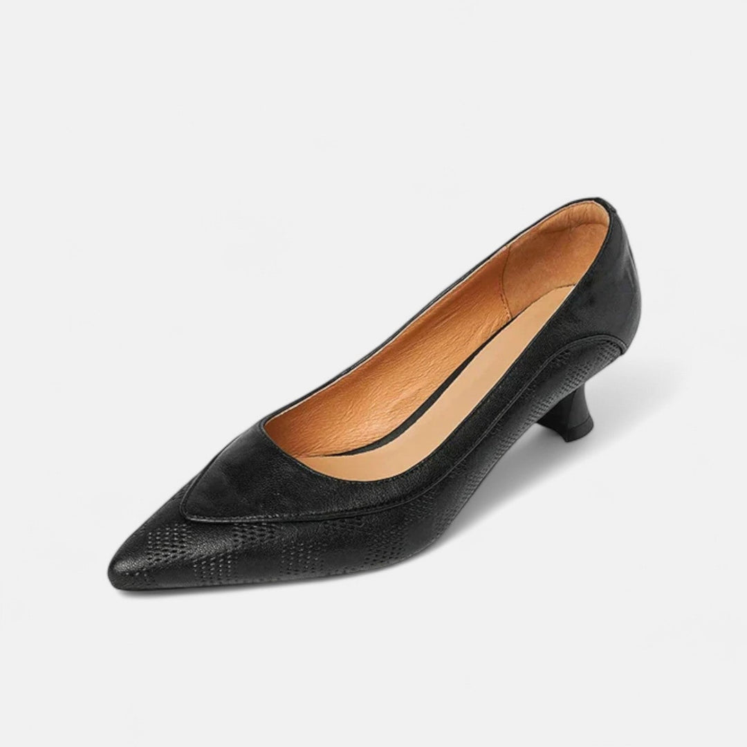 Amara Leather Stiletto Pumps