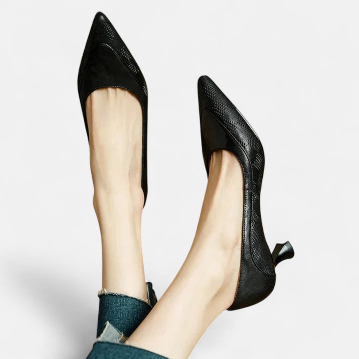 Amara Leather Stiletto Pumps
