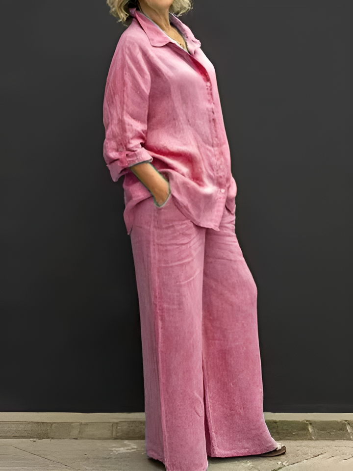 Marielle | Relaxed Linen Blend Set