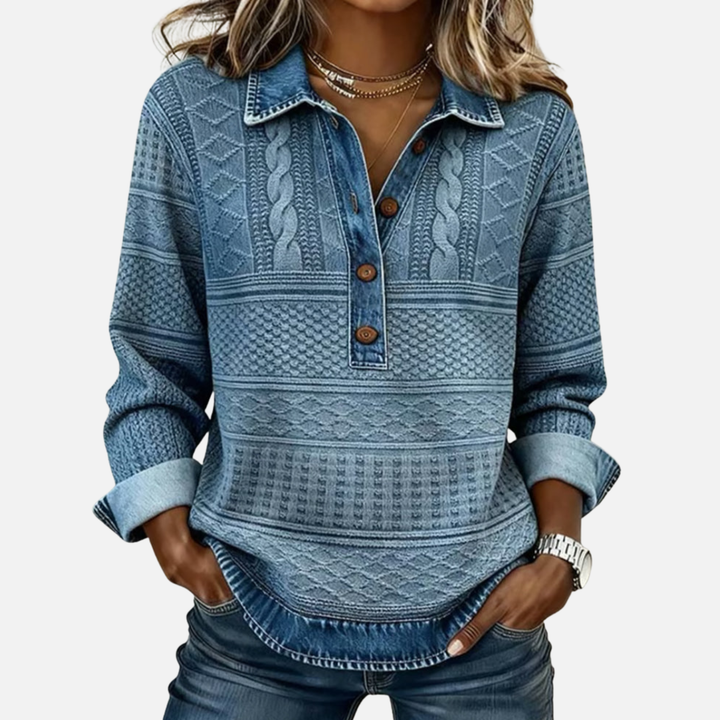 Eliza | Refined Summer Knit Shirt