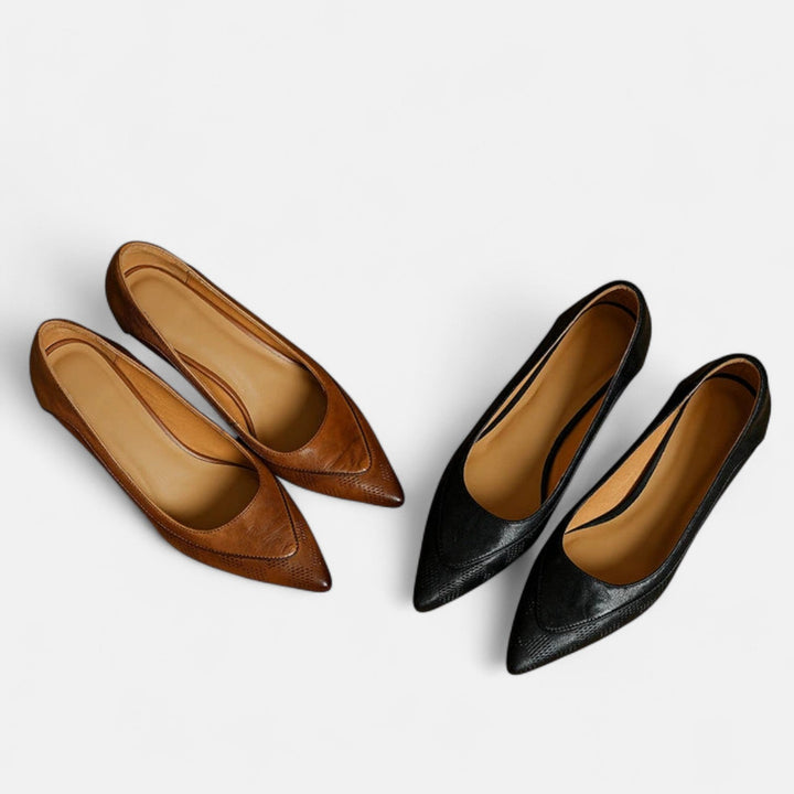 Amara Leather Stiletto Pumps