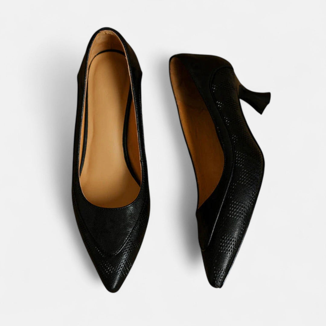 Amara Leather Stiletto Pumps