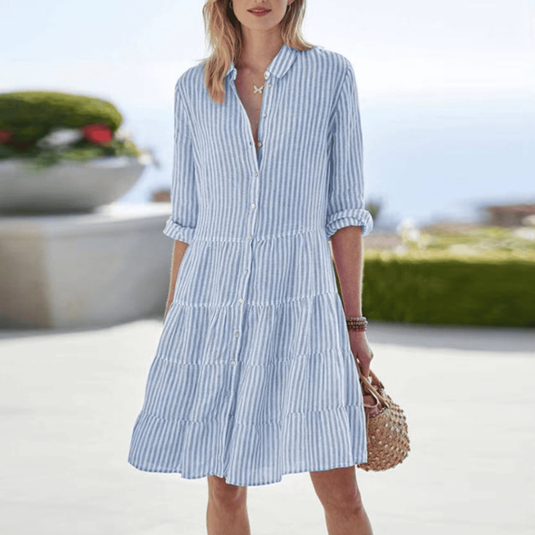 Marina | Cozy Striped Dress